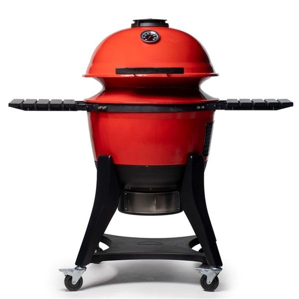 Kamado Joe 22 in. Charcoal Kamado Grill & Smoker, Blazing Red 8064929